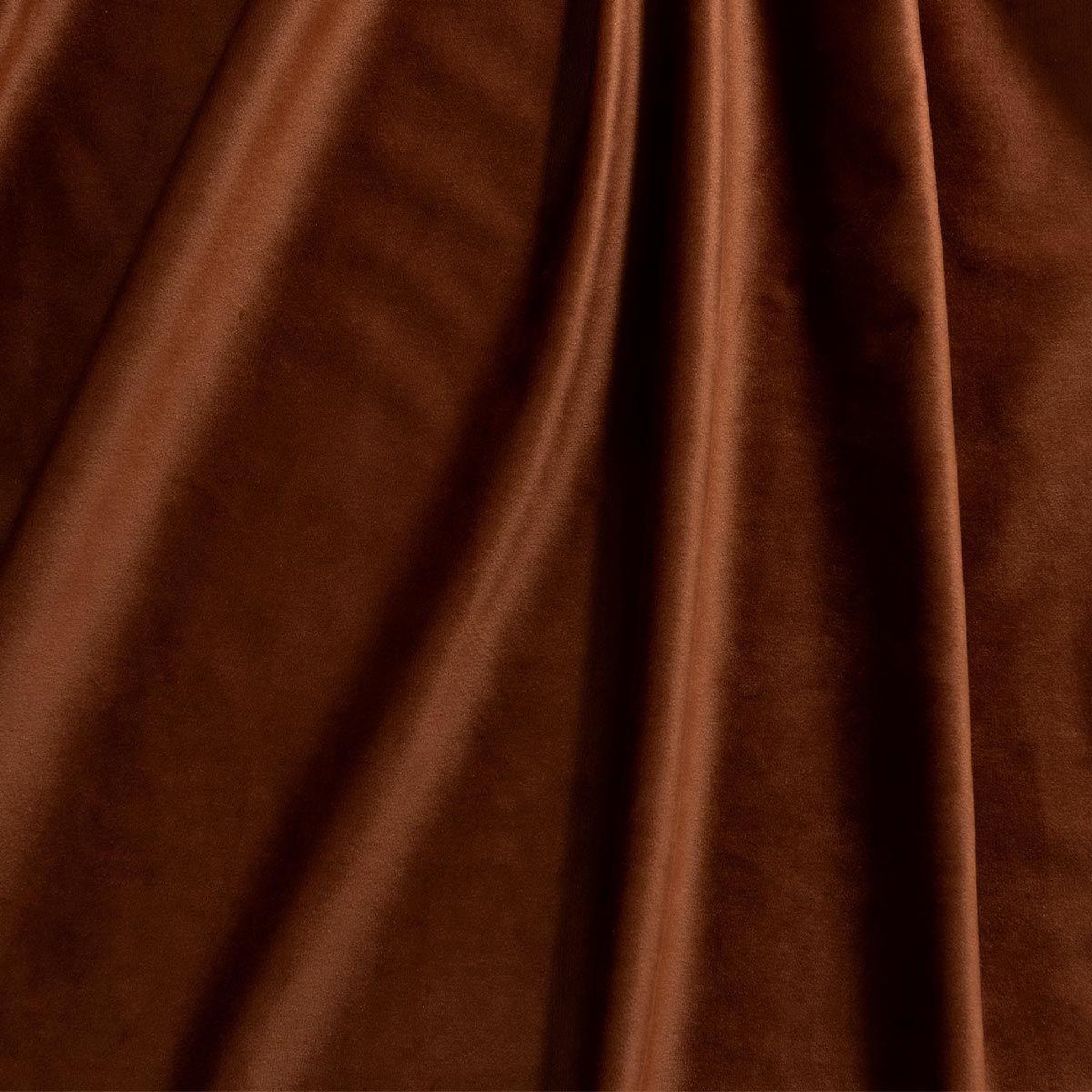 Voir la diapositive 2 : J-LINE Plaid déco en velours  longan  280x500cm marron