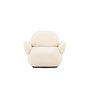 Voir la diapositive 4 : Paris Prix Fauteuil Design Chenille  Sevilla  105cm Beige