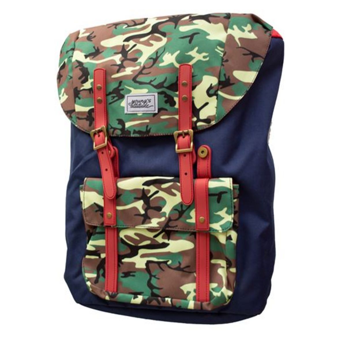 AUCHAN Sac à dos bleu retro Ya