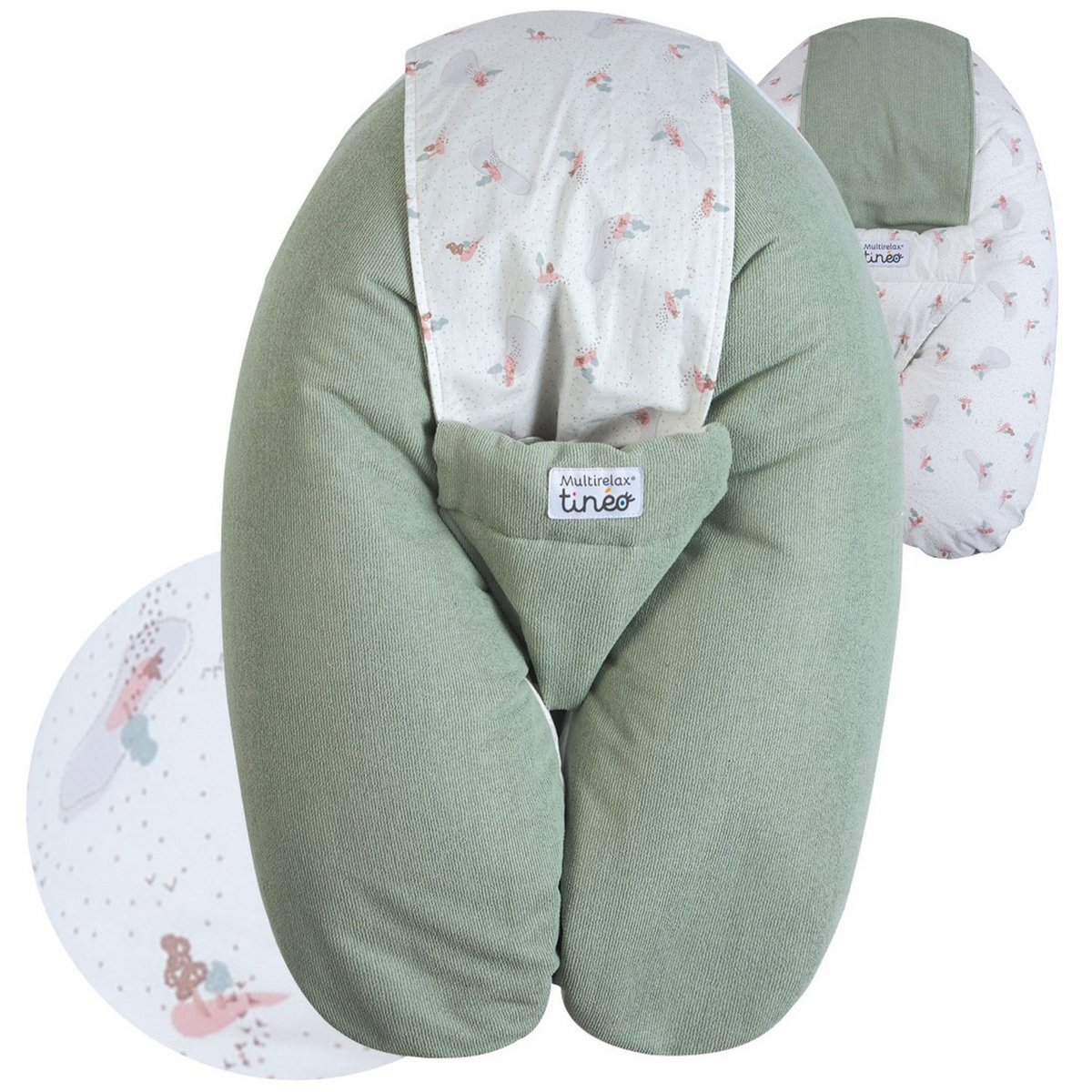 TINEO Coussin de maternité vert 