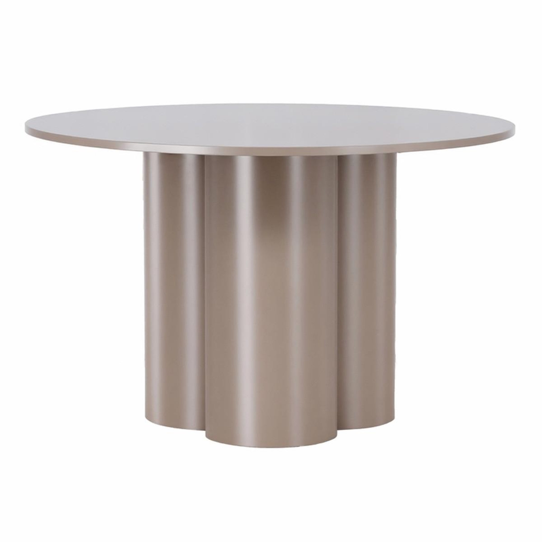Paris Prix Table basse ronde  olivia  80cm marron