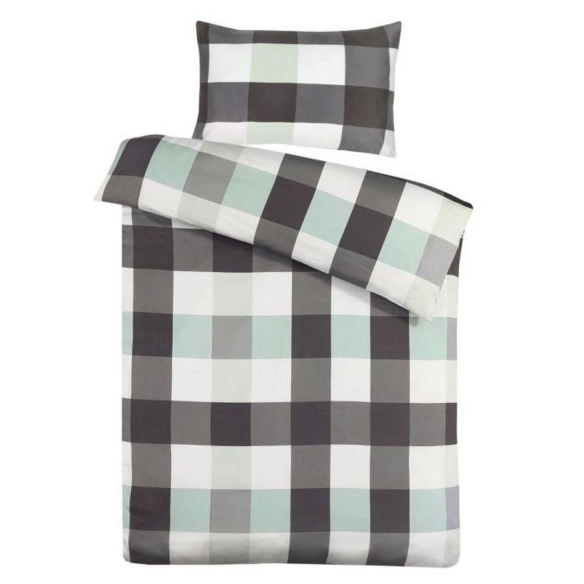 Paris Prix Parure de Lit 2 Pièces  Nevada  140x200cm Anthracite