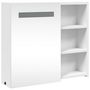 Voir la diapositive 6 : VIDAXL Armoire de salle de bain à miroir avec LED blanc 60x13x52 cm