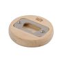 Voir la diapositive 5 : TASTY Décapsuleur rond en bois 6 cm Tasty Green