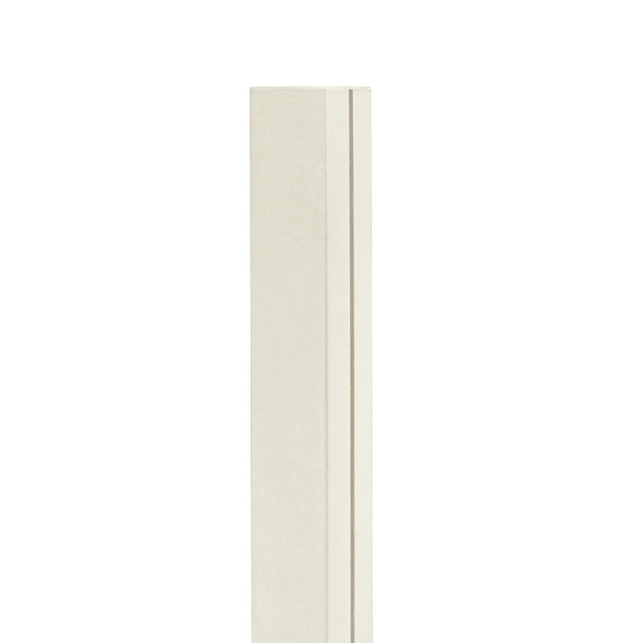 Nortene Poteau alupost pour panneaux décoratifs - 1,15 m - aluminium -  blanc