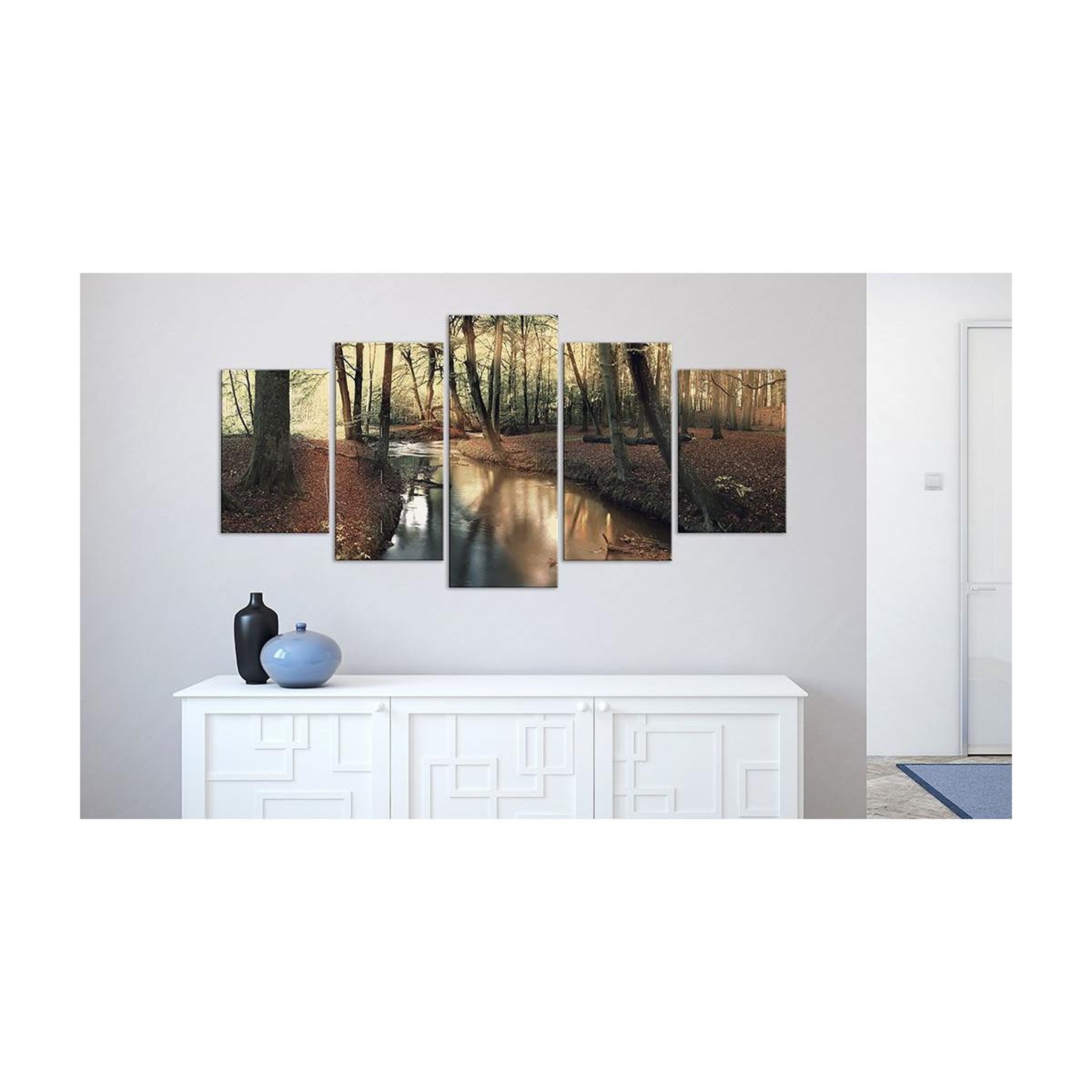 Voir la diapositive 2 : Paris Prix Tableau Imprimé  Brown Autumn : Forest