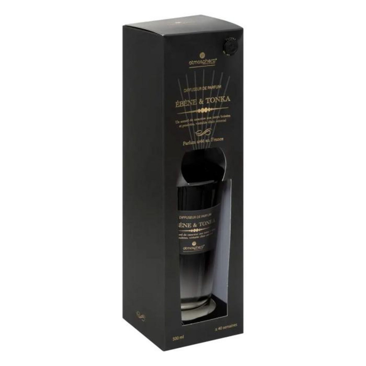 ATMOSPHERA Diffuseur de Parfum  Alma  500ml Ébène & Tonka