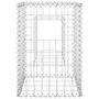 Voir la diapositive 4 : VIDAXL Poteaux a panier de gabion 2 pcs 40x40x60 cm Fer