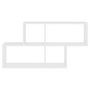 Voir la diapositive 4 : VIDAXL Etagere murale Blanc 100x18x53 cm Bois d'ingenierie