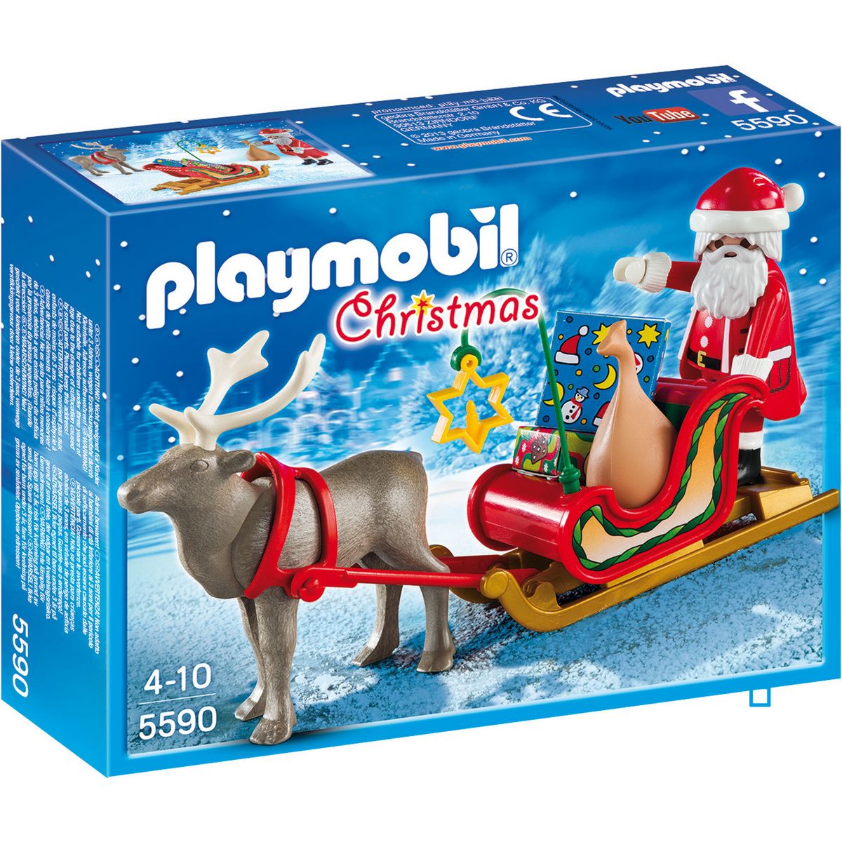 PLAYMOBIL 5590 Père Noël avec Traîneau