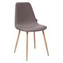 Voir la diapositive 2 : ATMOSPHERA Lot de 4 Chaises Design  Roka  85cm Gris Clair
