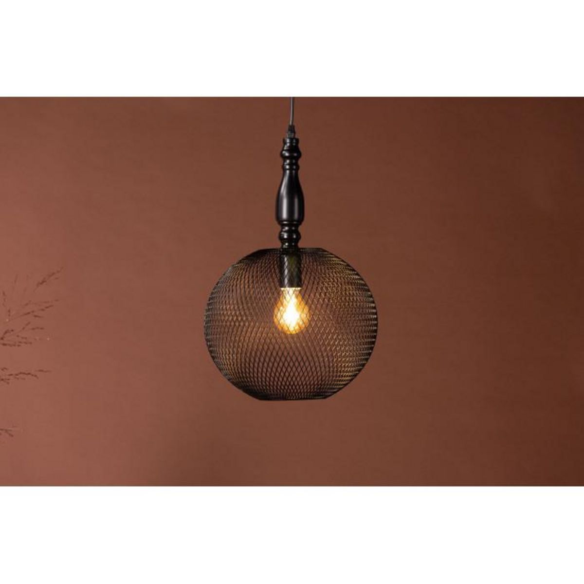Paris Prix Lampe Suspension Déco  Valence  48cm Noir