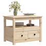 Voir la diapositive 5 : VIDAXL Table basse 71x49x55 cm Bois massif de pin