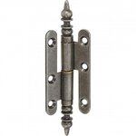 CENTRALE BRICO Paumelle acier pour meuble HETTICH, L.80 x l.45 mm