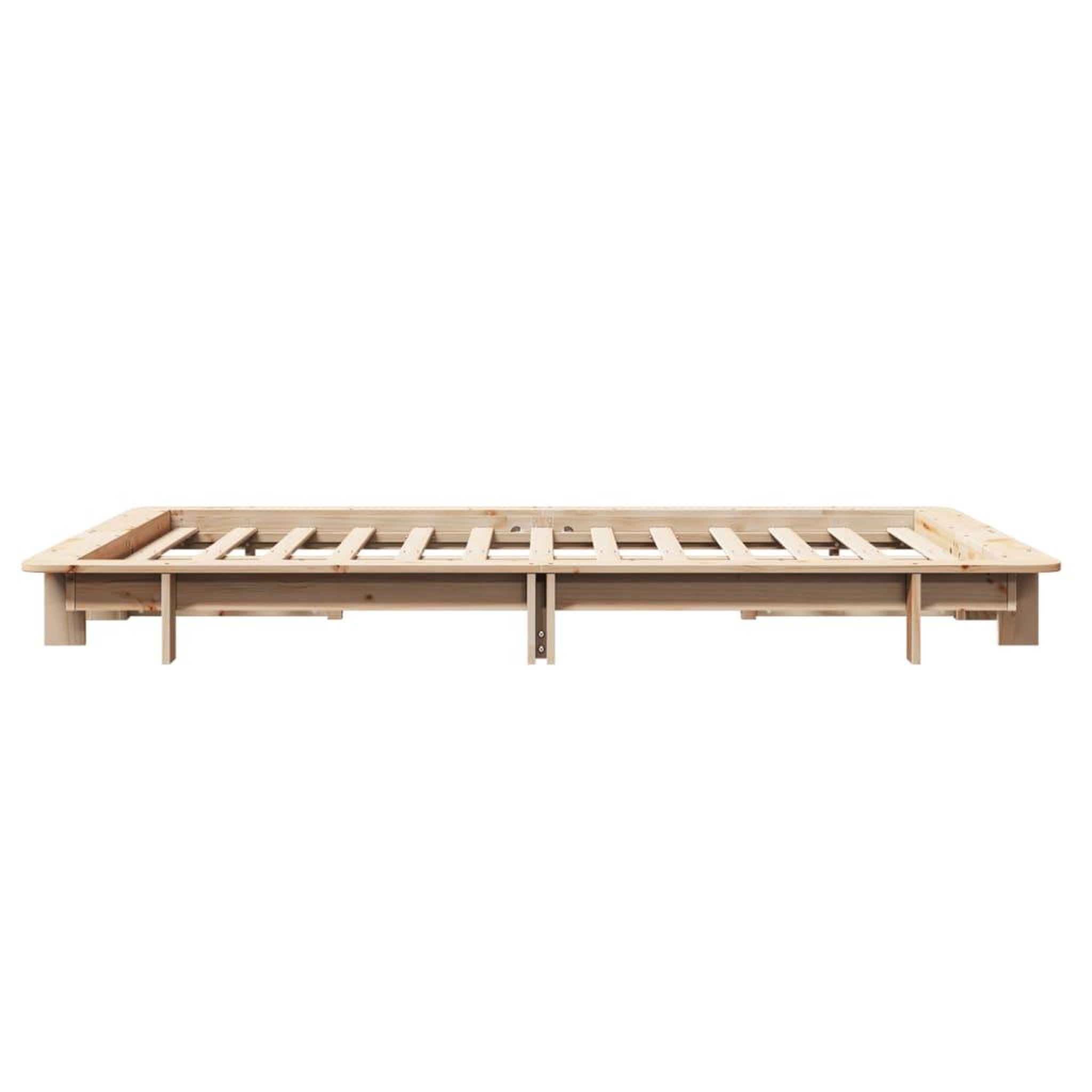 Voir la diapositive 5 : VIDAXL Cadre de lit sans matelas 120x200 cm bois de pin massif