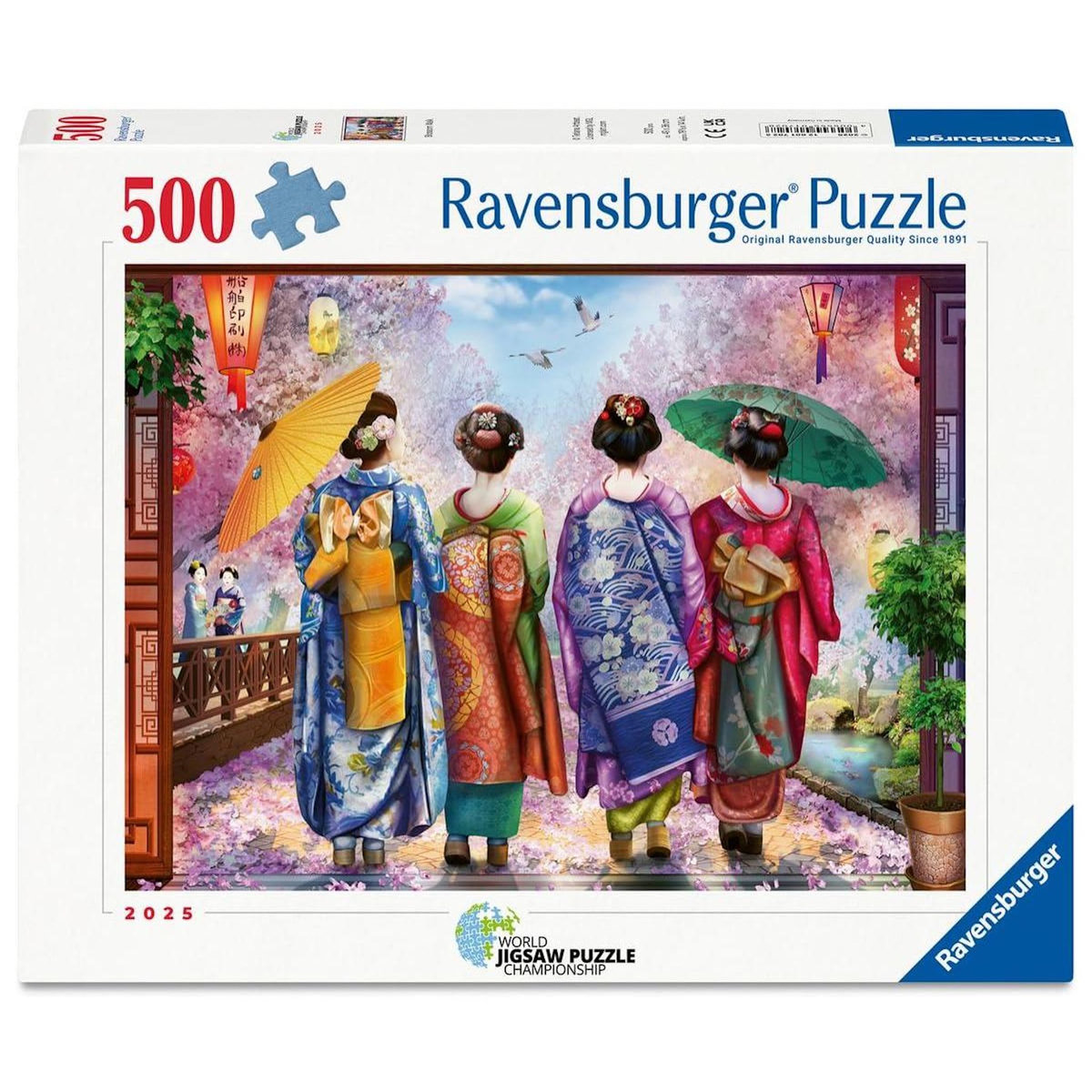RAVENSBURGER Puzzle 500 pièces - Promenade Fleurie