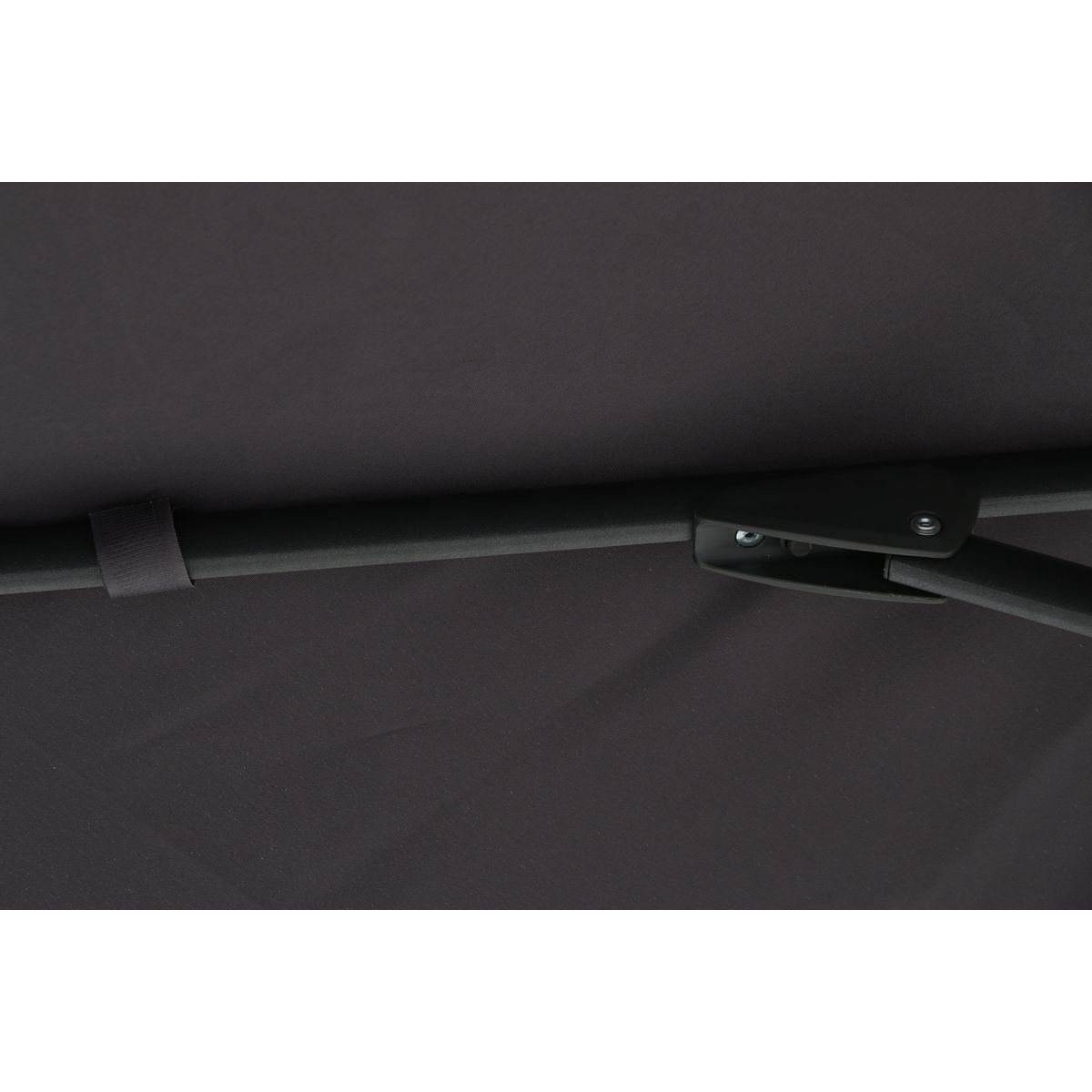 CREADOR Parasol déporté aluminium 3x3m gris anthracite VARIO
