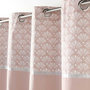 Voir la diapositive 2 : Paris Prix Rideau à Œillets Imprimé  Art Chic  140x240cm Rose