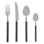 SECRET DE GOURMET Ménagère 24 Pièces  Indonésie  27cm Gris