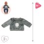 Voir la diapositive 3 : Corolle Sweat Ourson pour poupon 36 cm