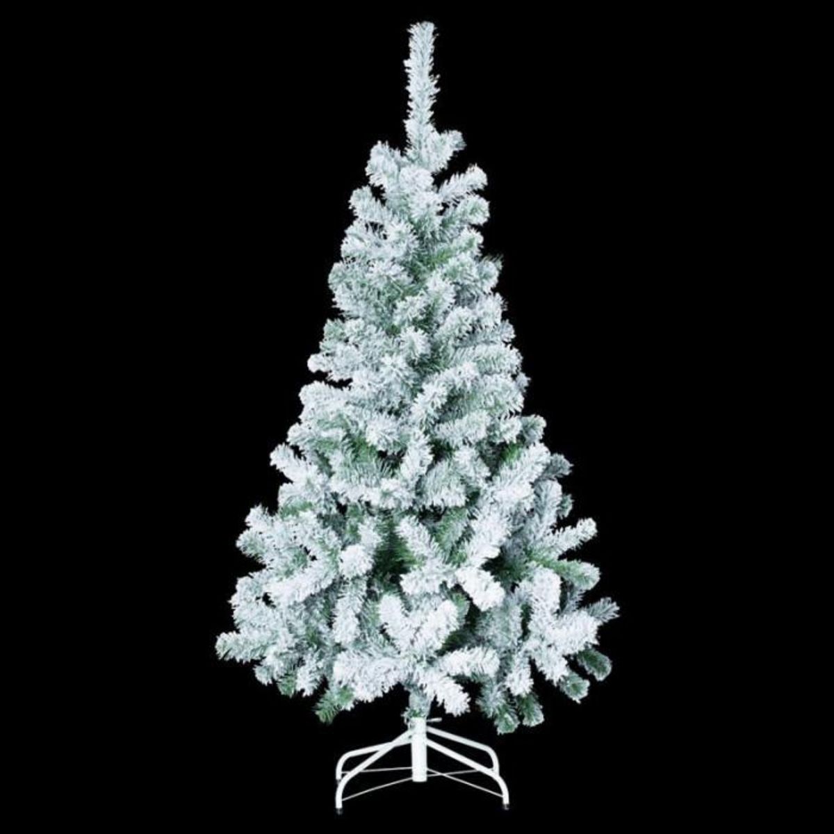 FEERIC LIGHT & CHRISTMAS Sapin de Noël Enneigé  Floque  210cm Blanc