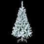 Voir la diapositive 1 : FEERIC LIGHT & CHRISTMAS Sapin de Noël Enneigé  Floque  210cm Blanc