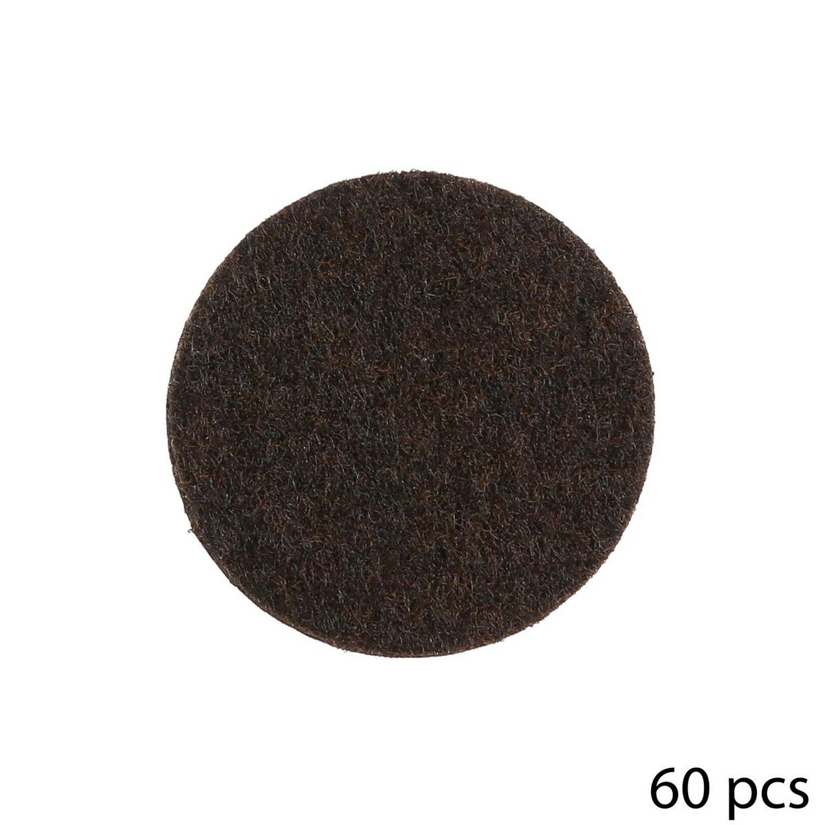 FIVE Planche 120 patins en feutre adhésifs - Marron