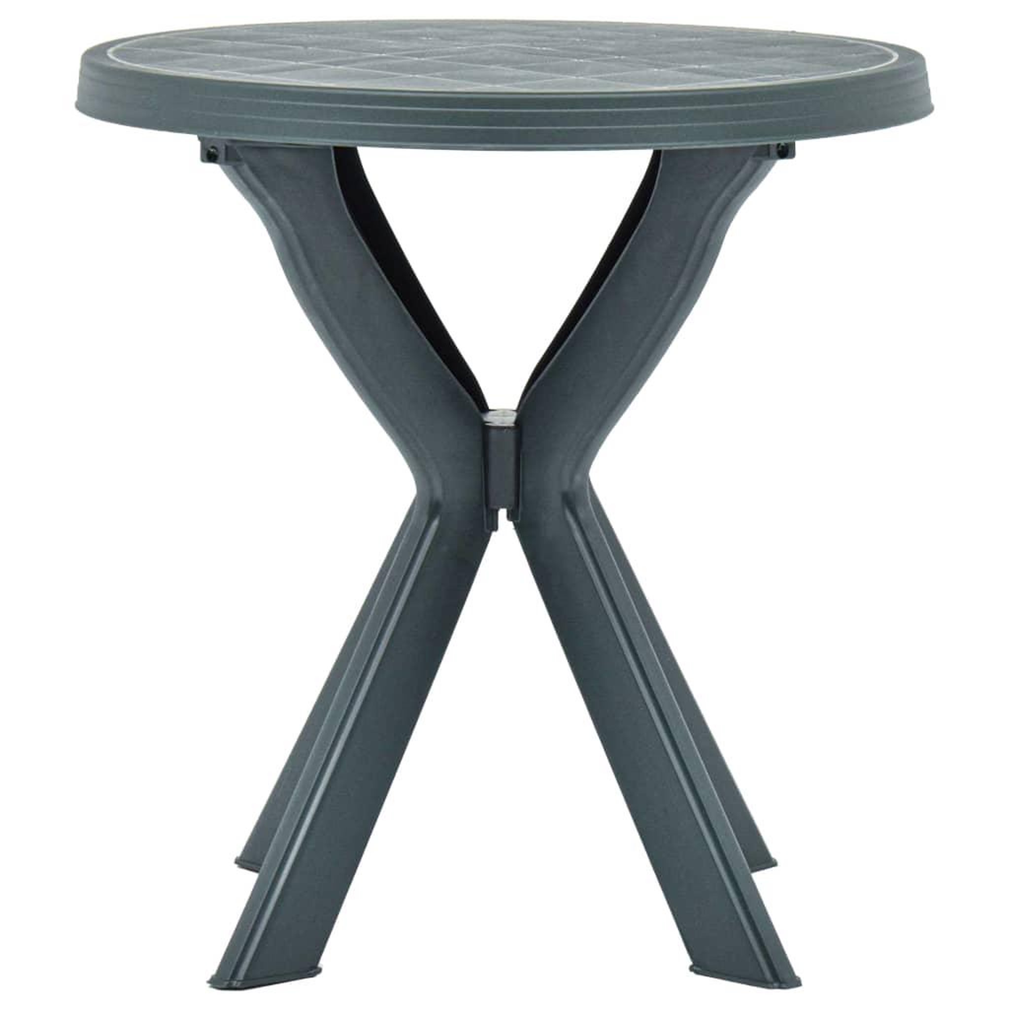 Voir la diapositive 2 : VIDAXL Table de bistro Blanc Ø70 cm Plastique