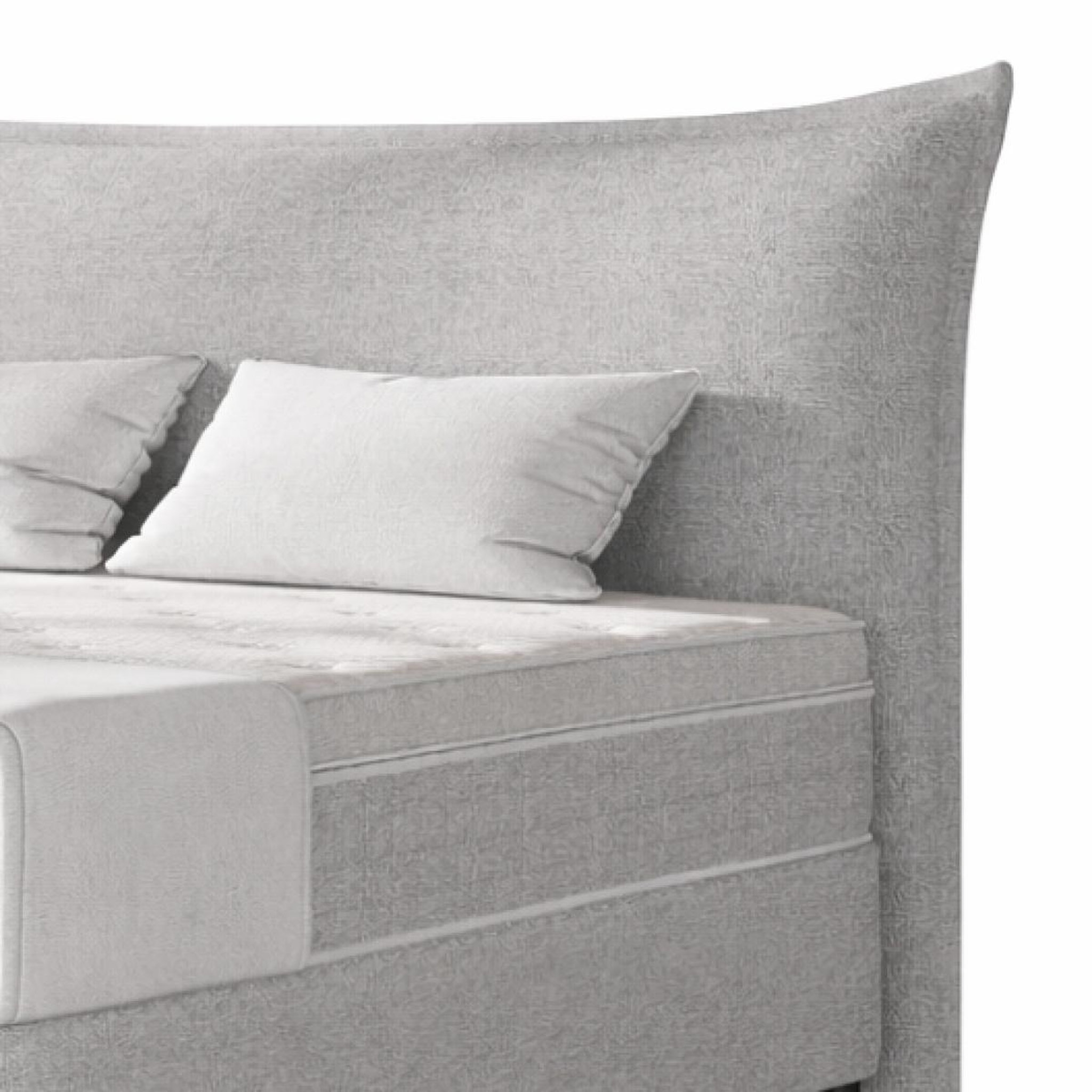 Voir la diapositive 6 : JLC KREATION Lit boxspring coffre complet 160cm + matelas + surmatelas nuage