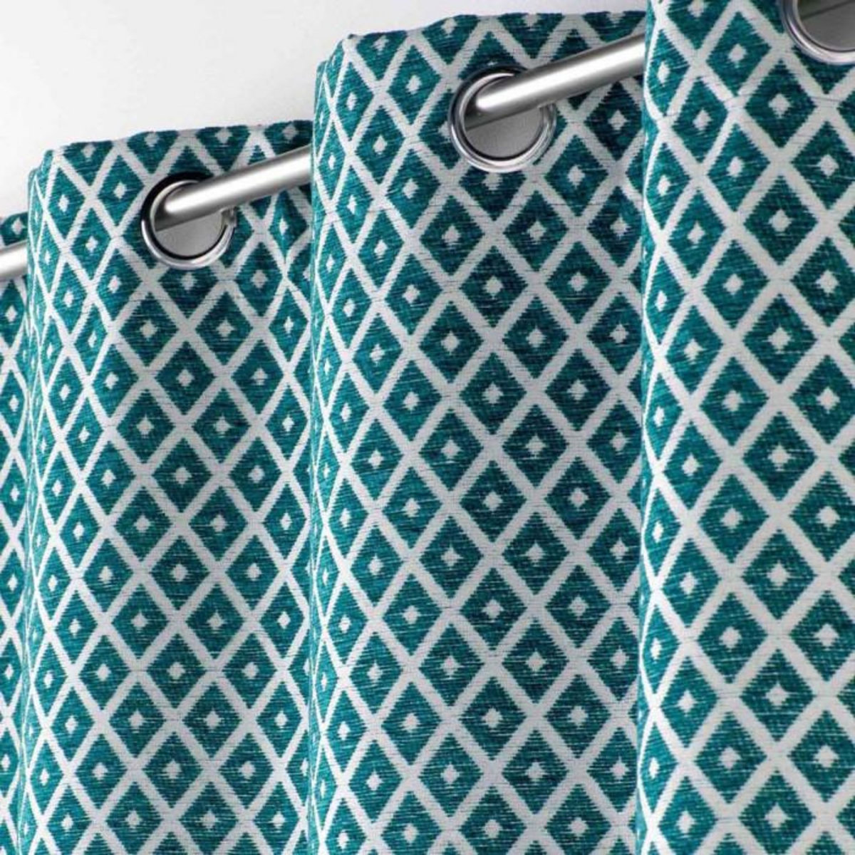 Paris Prix Rideau à Œillets  Mariella  140x260cm Pétrole