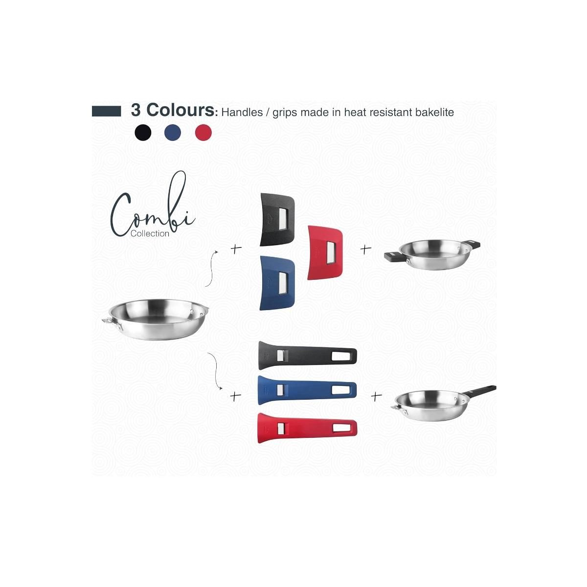 Lacor Poêle inox 28 cm - 56728