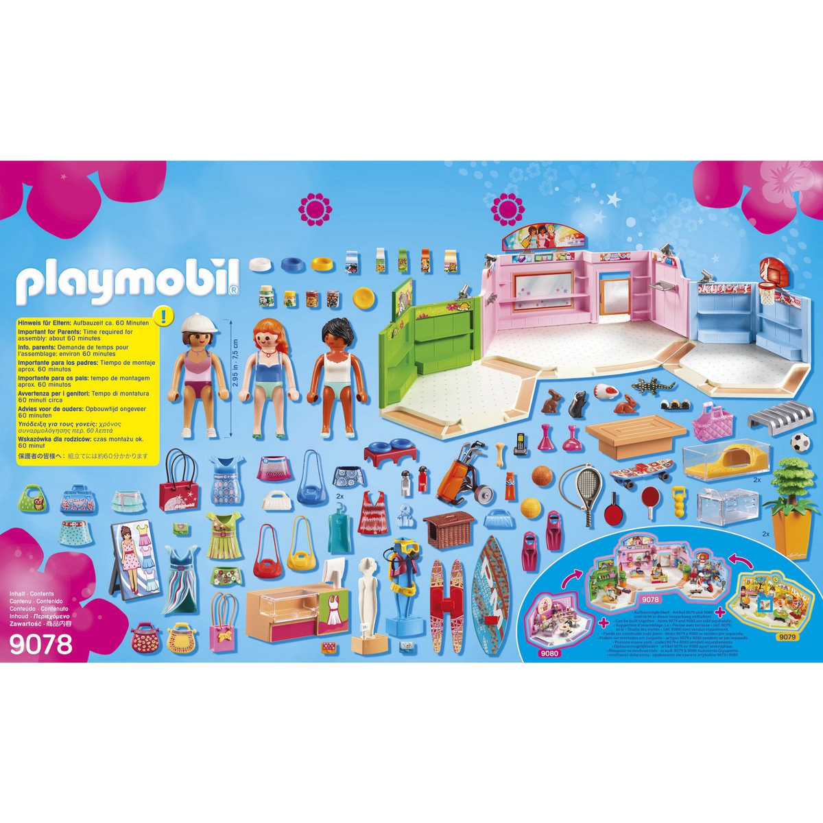 PLAYMOBIL 9078 - City Life - Galerie marchande 