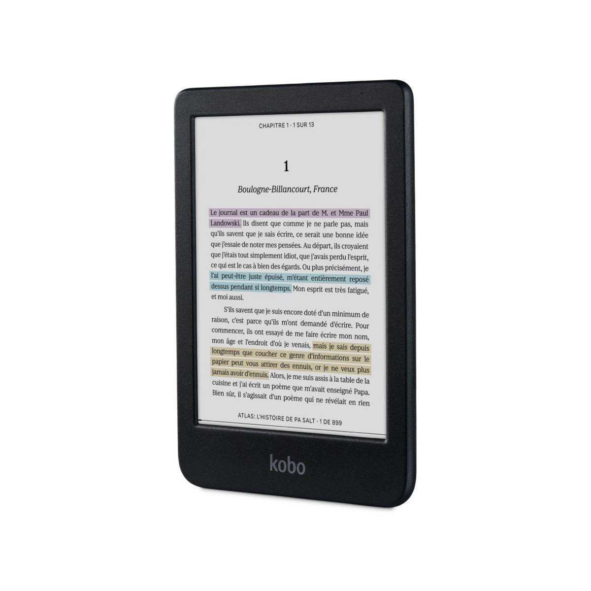 kobo Liseuse eBook Clara Colour Noire