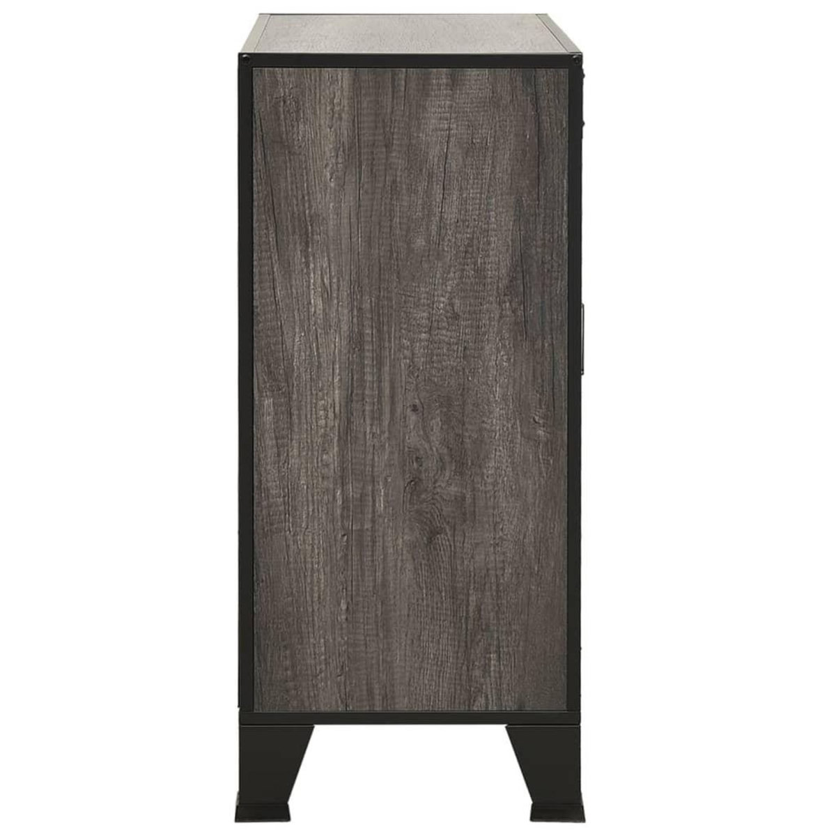 VIDAXL Armoire de rangement Gris 72x36x82 cm Metal et MDF