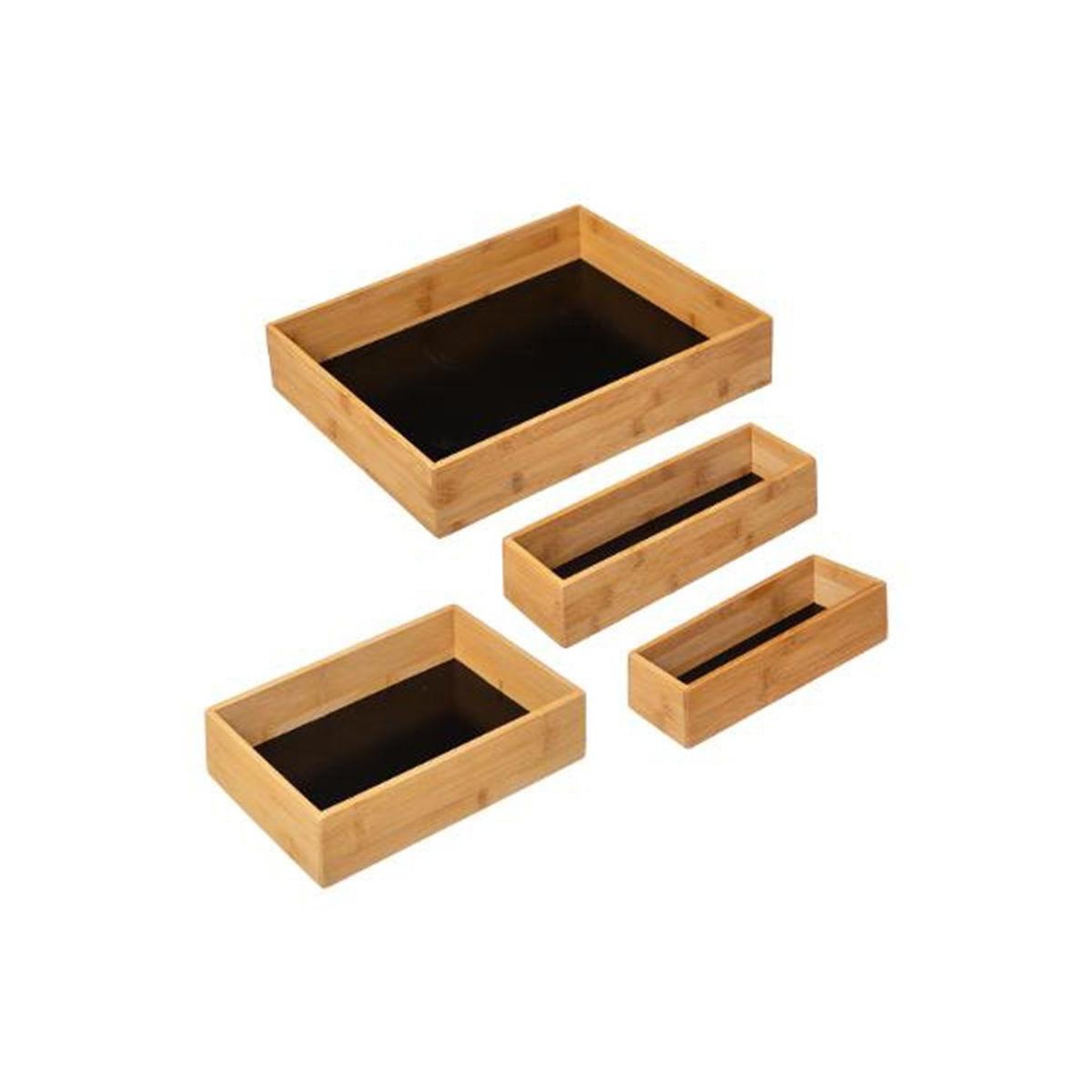 Voir la diapositive 2 : FIVE Organiseur  Blackbamboo  39cm Naturel