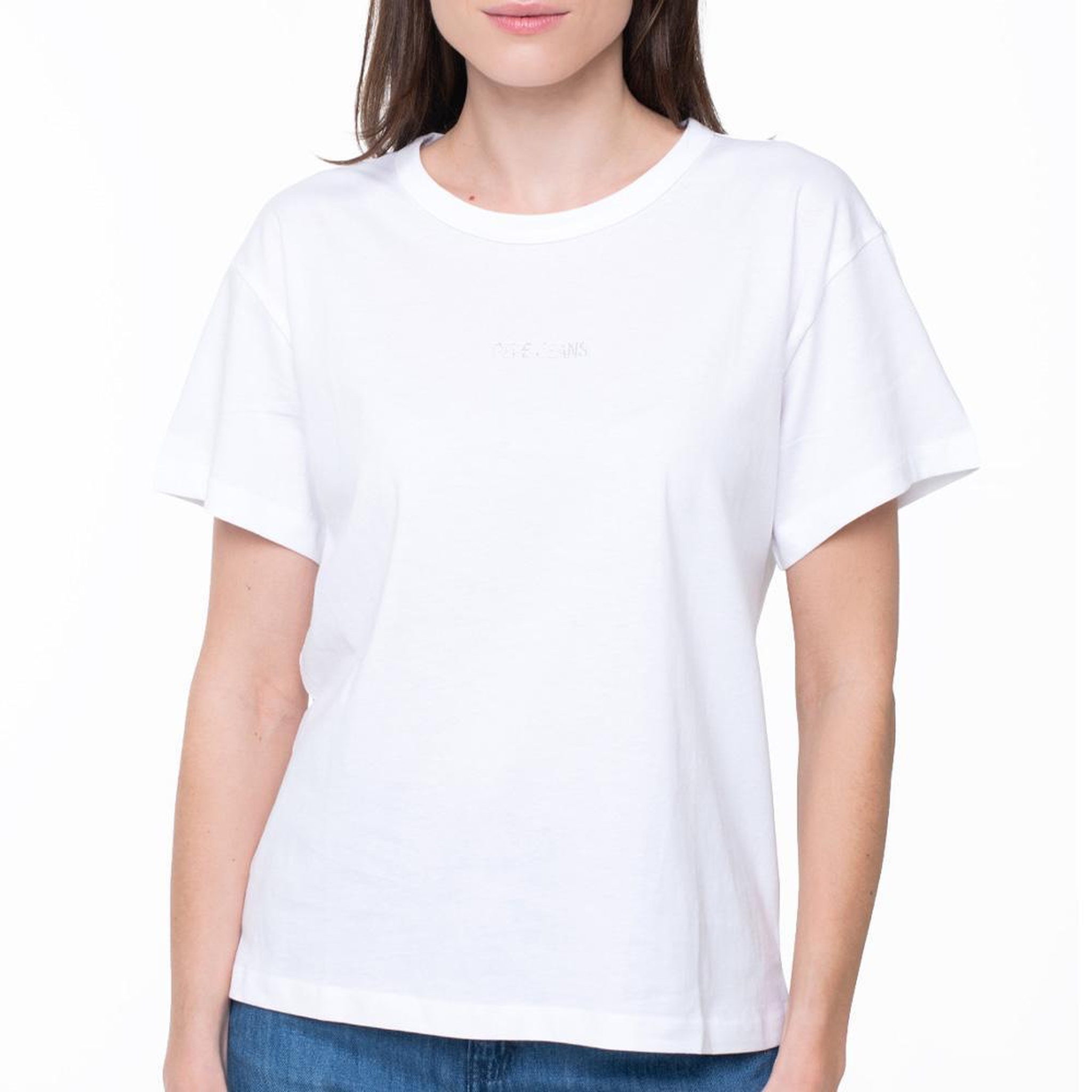 Pepe Jeans T-Shirt Blanc Femme Pepe jeans Pjl L Nd. Coloris disponibles : Blanc