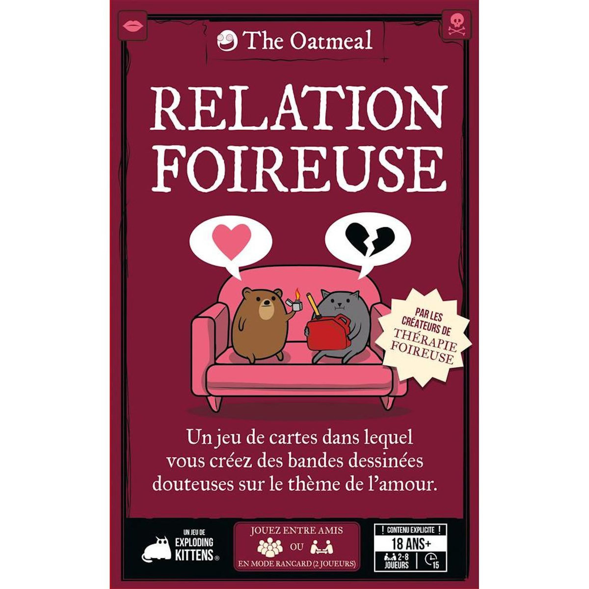 Asmodee Jeu d ambiance Asmodee Relation Foireuse