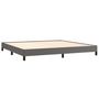 Voir la diapositive 4 : VIDAXL Cadre de lit sans matelas gris 200x200 cm similicuir