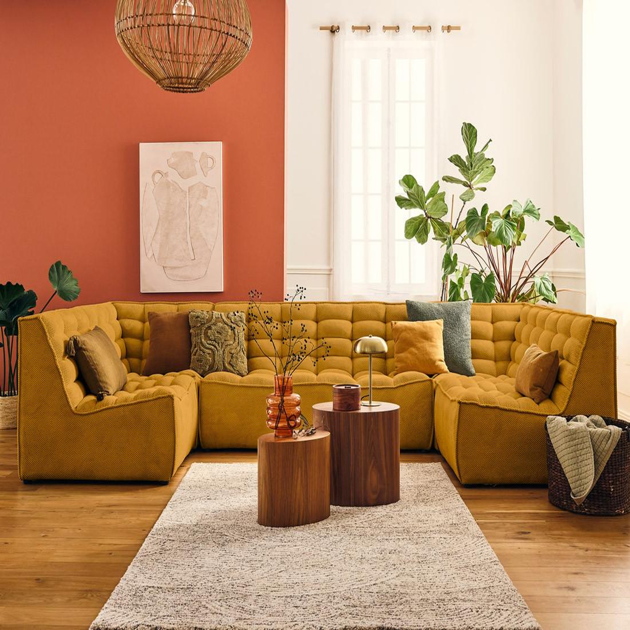 Voir la diapositive 2 : LISA DESIGN Ellie - fauteuil en velours texturé