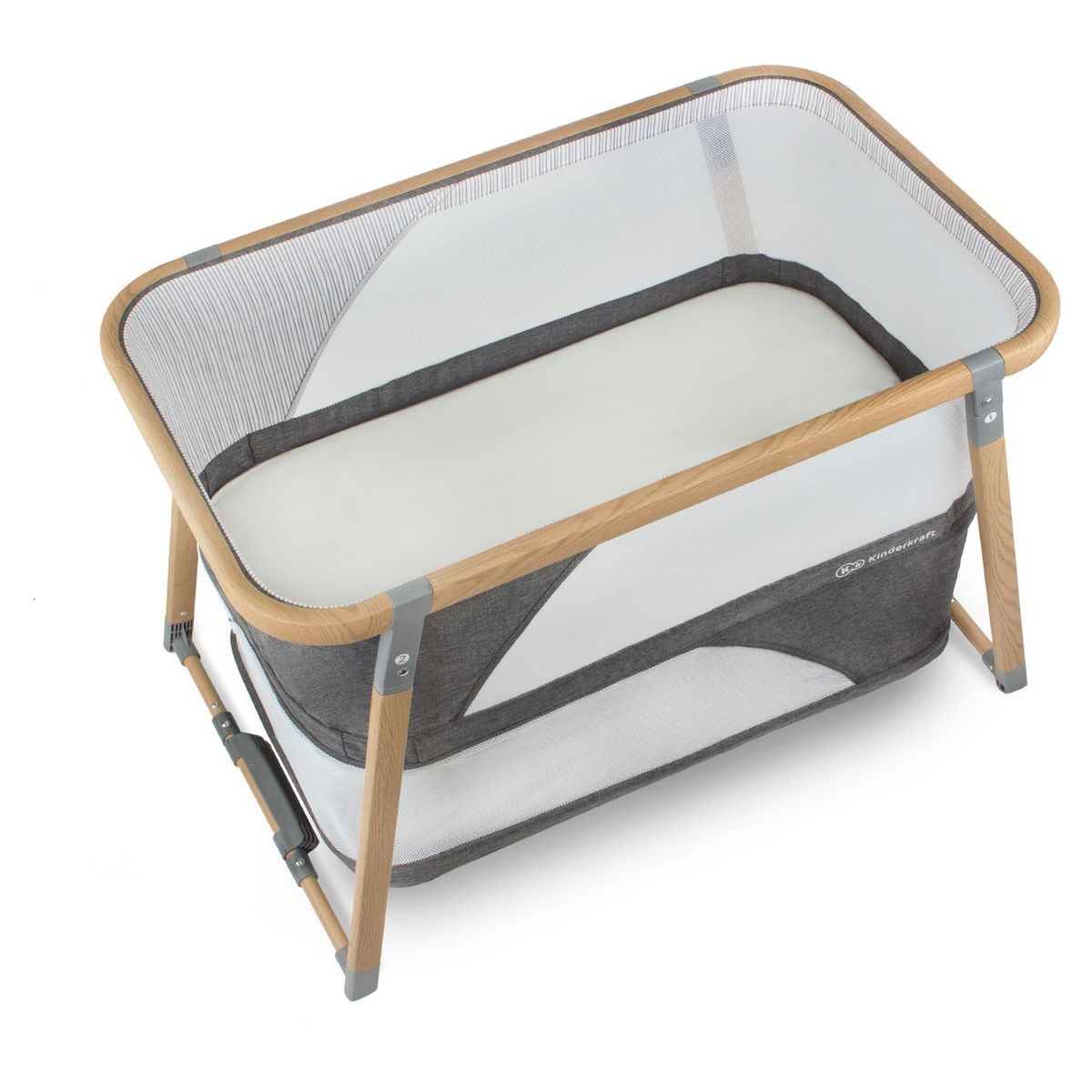 KINDERKRAFT Lit de voyage Sofi gris bébé