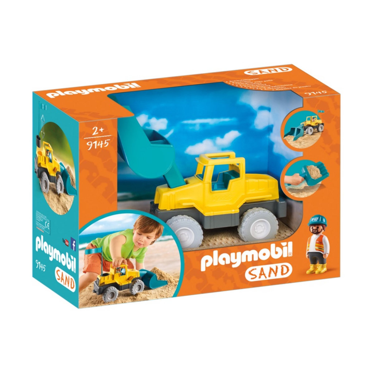 PLAYMOBIL 9145 - Sand - Chargeur avec pelle