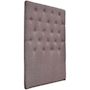 Voir la diapositive 2 : Habitat et Jardin Tête de lit capitonnée  Déco  - 99 cm - Taupe - En tissu