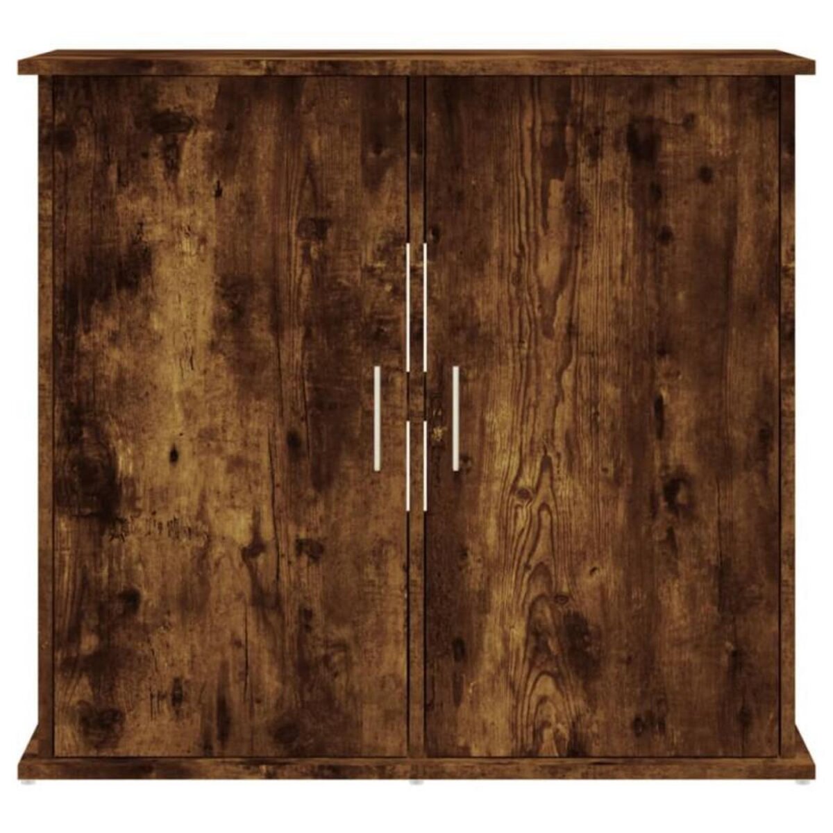 VIDAXL Support pour aquarium chêne fumé 81x36x73 cm bois d ingénierie