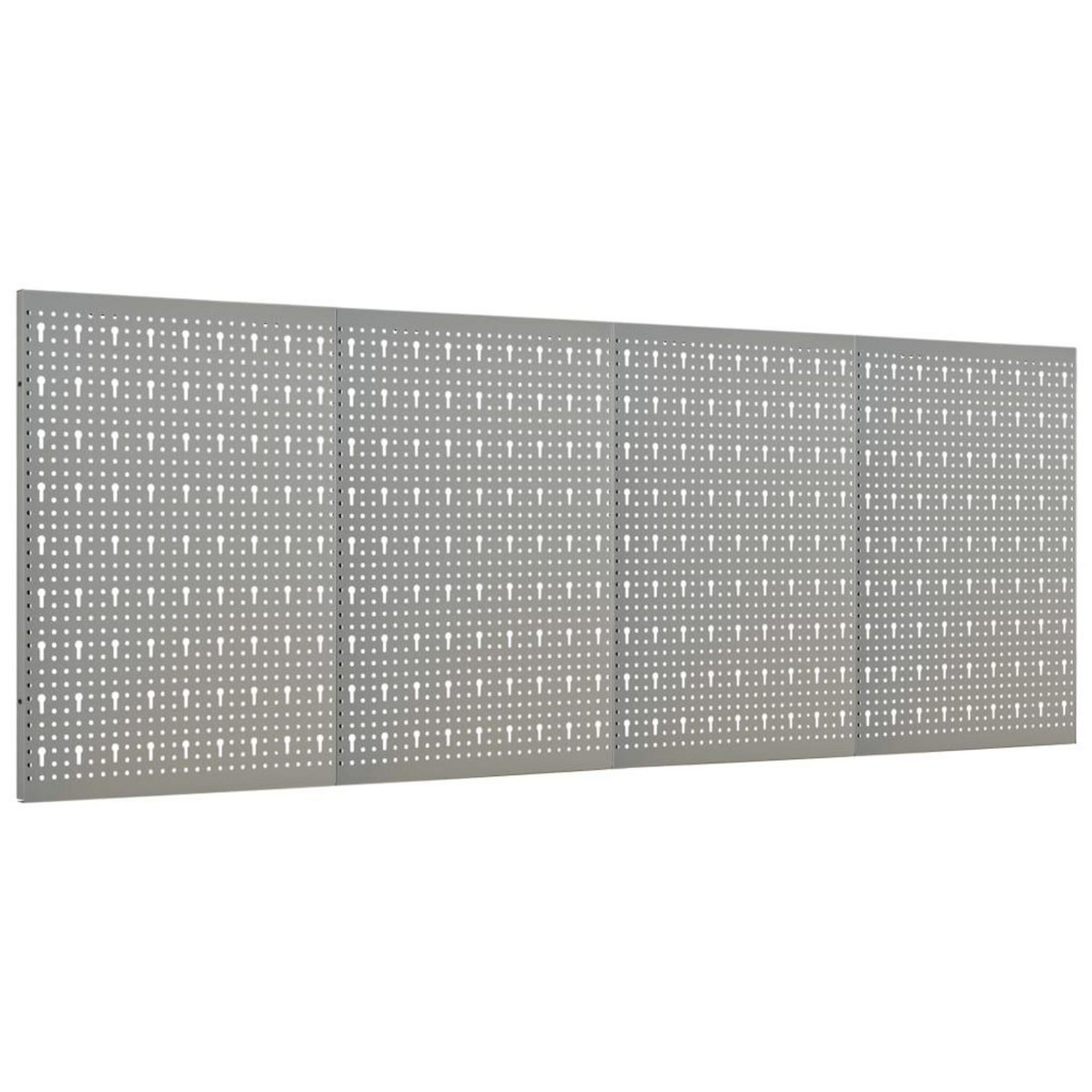 VIDAXL Panneaux a chevilles muraux 4 pcs 40x58 cm Acier