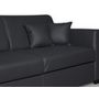 Voir la diapositive 7 : Canapé d'angle droit convertible 4 places avec coffre  de rangement revêtement PU CARIBEA 