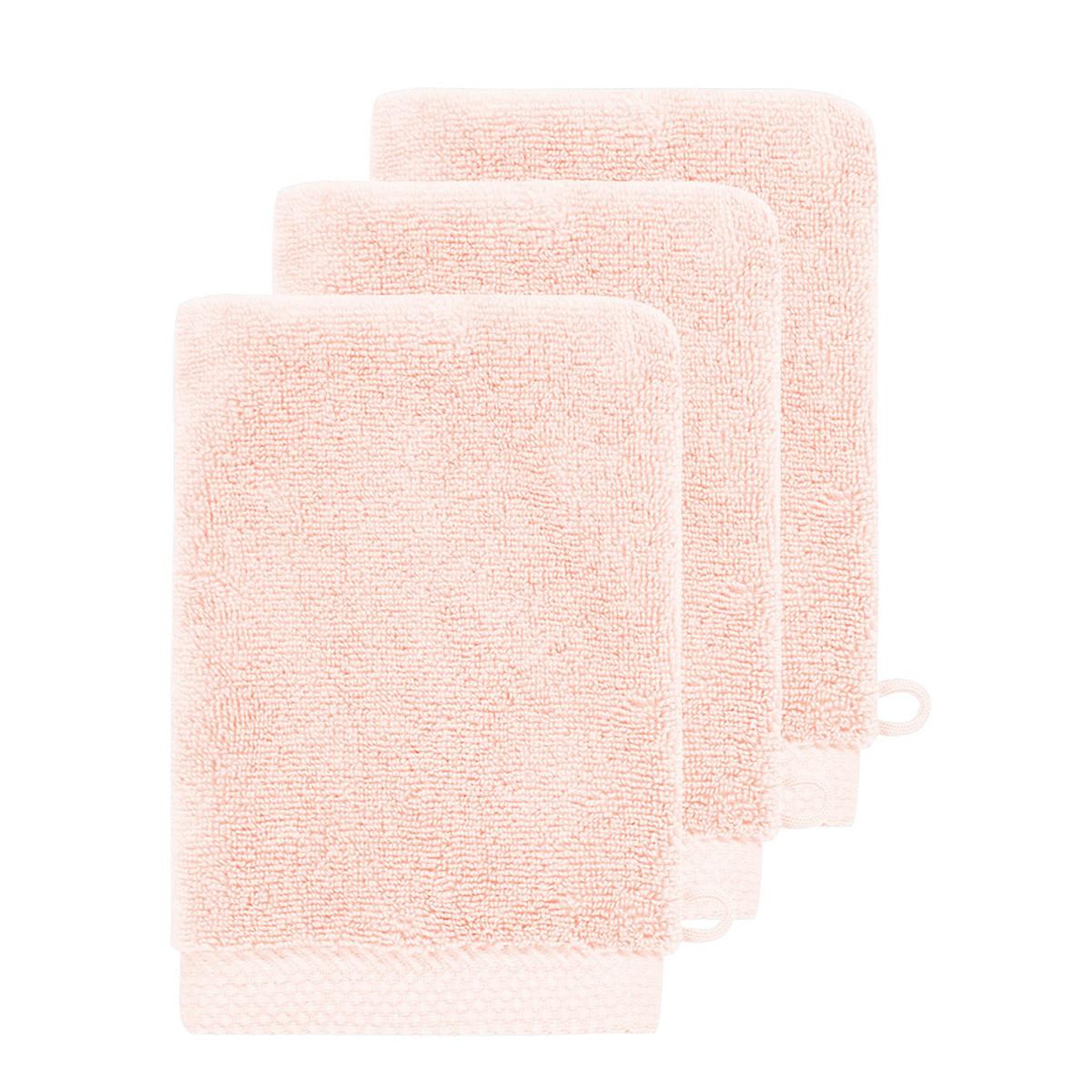Voir la diapositive 1 : Sensei Maison 3 gants de toilette Zéro Twist 560 g/m² SENSOFT - 16x22 cm