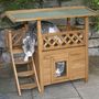 Voir la diapositive 4 : KERBL Kerbl Maison de chat Lodge 77x50x73 cm