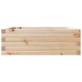 Voir la diapositive 5 : VIDAXL Jardiniere 70x70x23 cm bois de pin massif