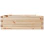 Voir la diapositive 5 : VIDAXL Jardiniere 70x70x23 cm bois de pin massif