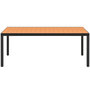Voir la diapositive 2 : VIDAXL Table de jardin Marron 185 x 90 x 74 cm Aluminium et WPC